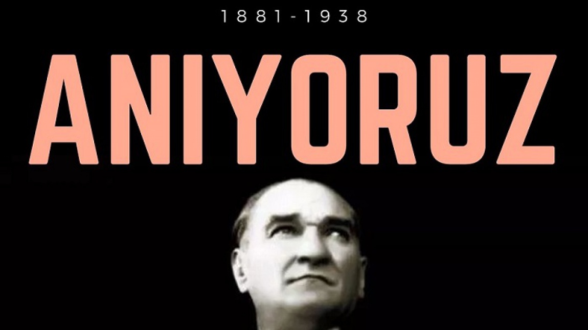Prof. Dr. Necmettin Erbakan İmam Hatip Ortaokulu Atatürk'e ölüm yıl dönümünde anma töreni düzenledi.